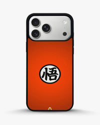 Bold Kanji Circle Phone Case - Minimal Orange Symbol Print for iPhone, Samsung, Pixel, OnePlus & Vivo
