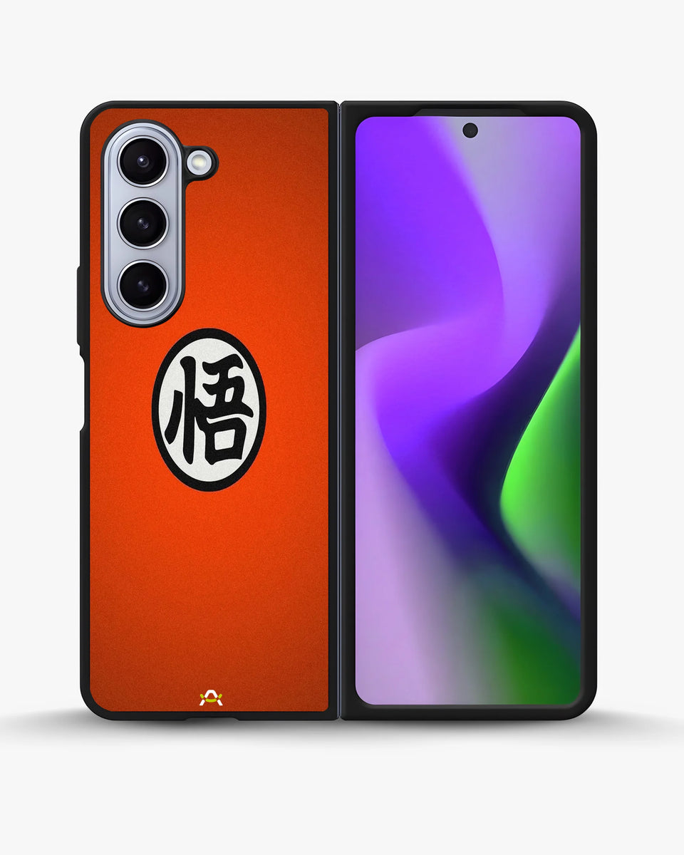 Creslia bold kanji circle phone case - bold kanji circle phone case samsung galaxy z fold 5