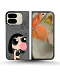 Creslia bubblegum cartoon girl phone case - bubblegum cartoon girl phone case google pixel 10 pro fold