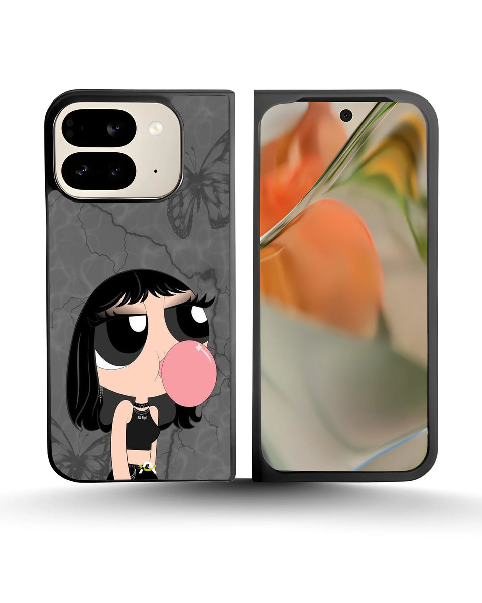 Creslia bubblegum cartoon girl phone case - bubblegum cartoon girl phone case google pixel 9 pro fold