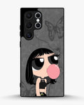 Creslia bubblegum cartoon girl phone case - bubblegum cartoon girl phone case samsung galaxy s22 ultra