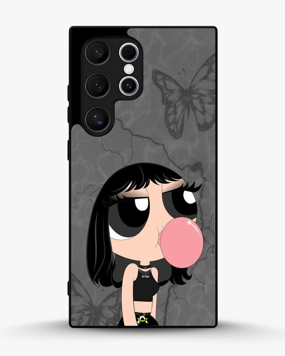 Creslia bubblegum cartoon girl phone case - bubblegum cartoon girl phone case samsung galaxy s22 ultra