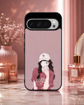 Creslia burgundy hair girl art phone case general construction specs - burgundy hair girl art phone case google pixel general specs 5