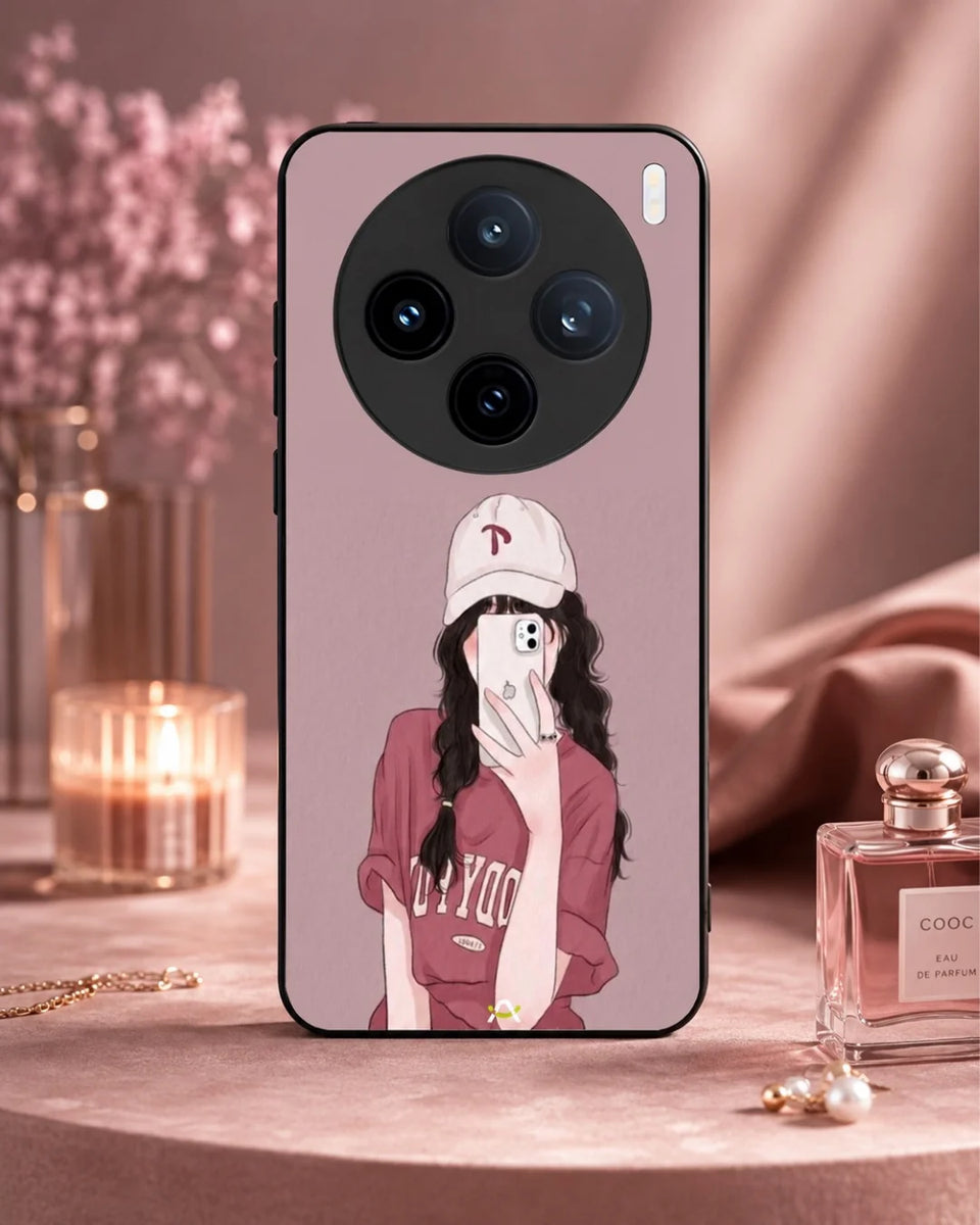 Creslia burgundy hair girl art phone case general construction specs - burgundy hair girl art phone case google pixel general specs 6