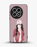 Creslia burgundy hair girl art phone case - burgundy hair girl art phone case oneplus 13