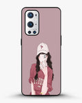 Creslia burgundy hair girl art phone case - burgundy hair girl art phone case oneplus 9 pro