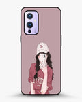 Creslia burgundy hair girl art phone case - burgundy hair girl art phone case oneplus 9