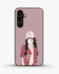 Creslia burgundy hair girl art phone case - burgundy hair girl art phone case samsung galaxy s23 fe