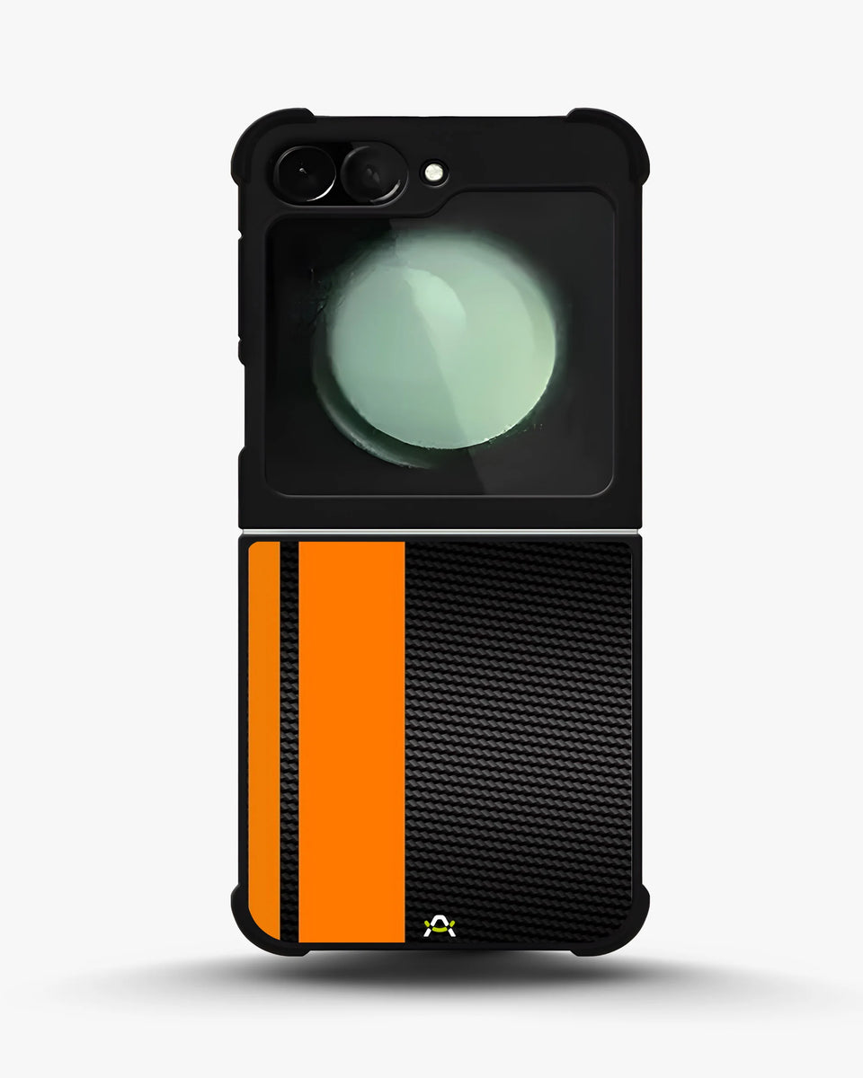 Creslia carbon weave print phone case - carbon weave print phone case samsung galaxy z flip 5