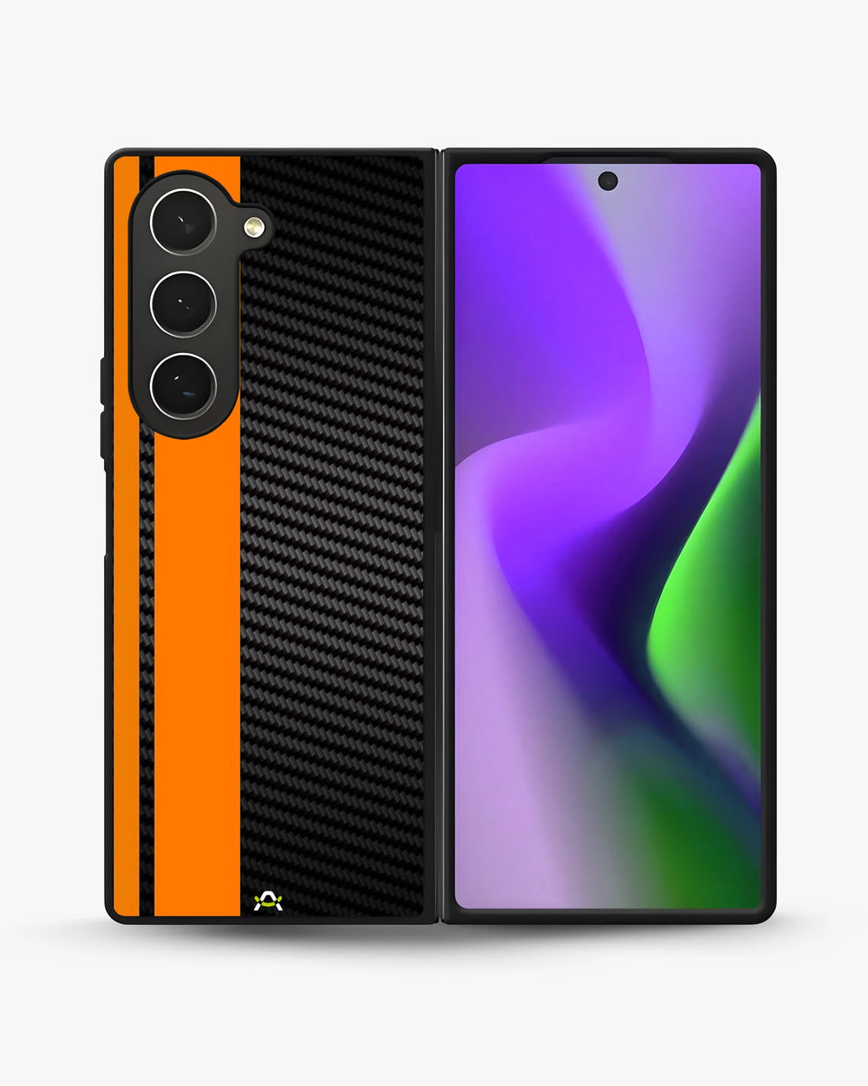 Creslia carbon weave print phone case - carbon weave print phone case samsung galaxy z fold 6