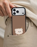 Creslia cartoon bear brown phone case general construction specs - cartoon bear brown phone case google pixel general specs 3