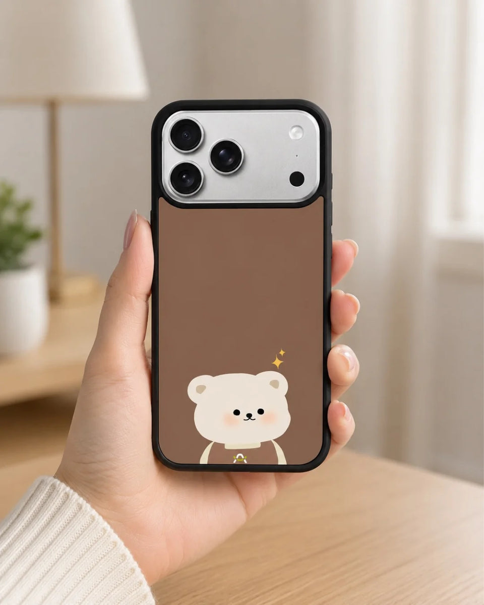 Creslia cartoon bear brown phone case general construction specs - cartoon bear brown phone case google pixel general specs 4
