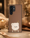 Creslia cartoon bear brown phone case general construction specs - cartoon bear brown phone case google pixel general specs 5
