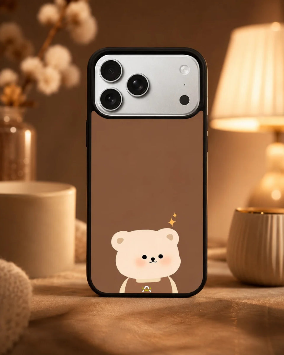 Creslia cartoon bear brown phone case general construction specs - cartoon bear brown phone case google pixel general specs 8