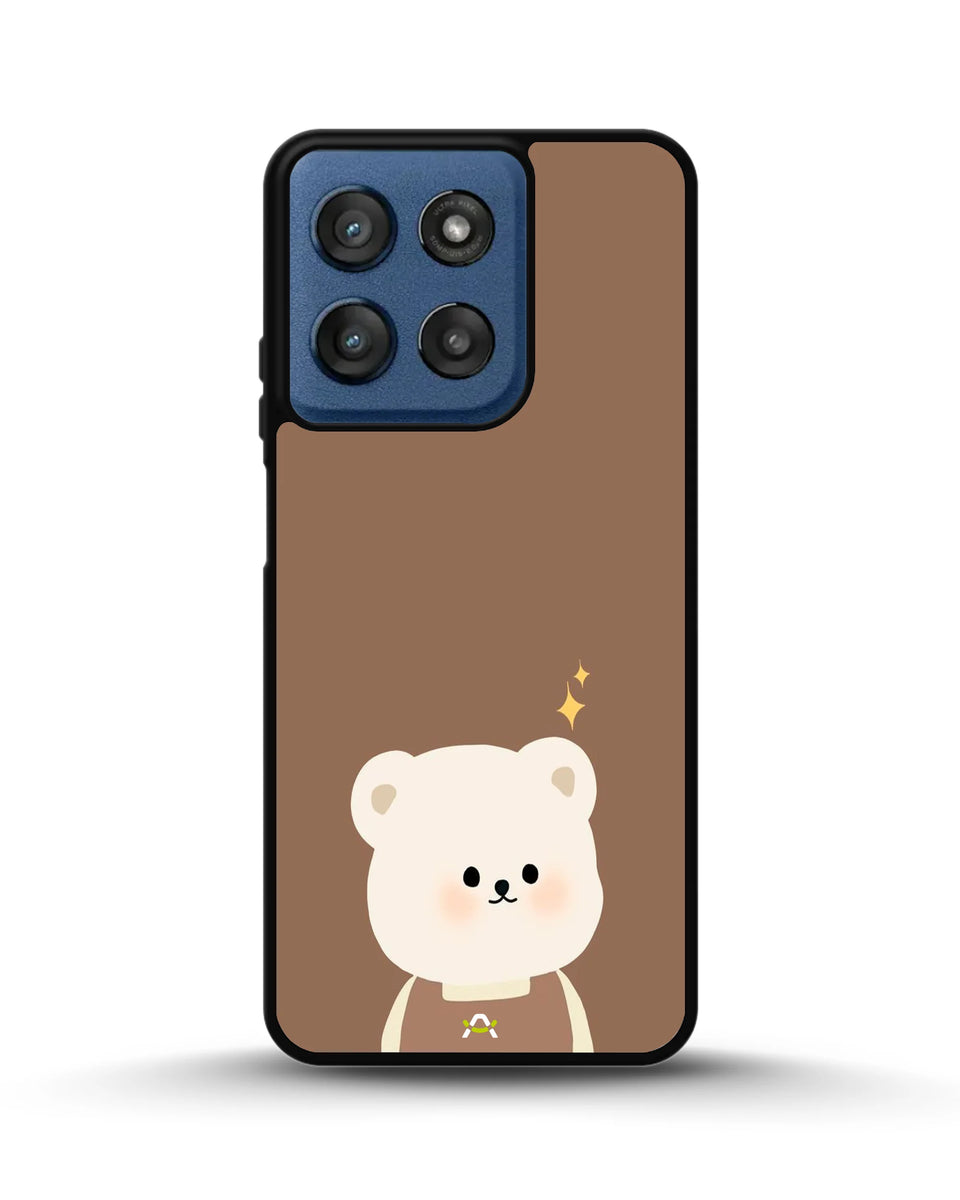 Creslia cartoon bear brown phone case - cartoon bear brown phone case moto g stylus 5g 2024