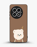 Creslia cartoon bear brown phone case - cartoon bear brown phone case oneplus 13
