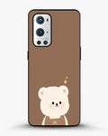 Creslia cartoon bear brown phone case - cartoon bear brown phone case oneplus 9 pro