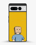 Creslia cartoon box person phone case - cartoon box person phone case google pixel 7 pro