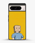 Creslia cartoon box person phone case - cartoon box person phone case google pixel 8 pro