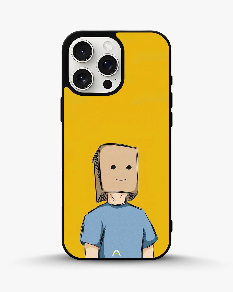 Creslia cartoon box person phone case - cartoon box person phone case iphone 16 pro max