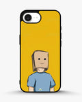 Creslia cartoon box person phone case - cartoon box person phone case iphone 16e