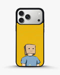 Creslia cartoon box person phone case - cartoon box person phone case iphone 17 pro max