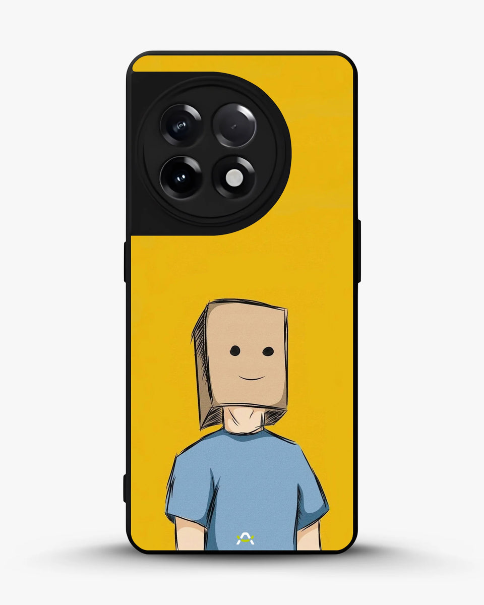 Creslia cartoon box person phone case - cartoon box person phone case oneplus 11r