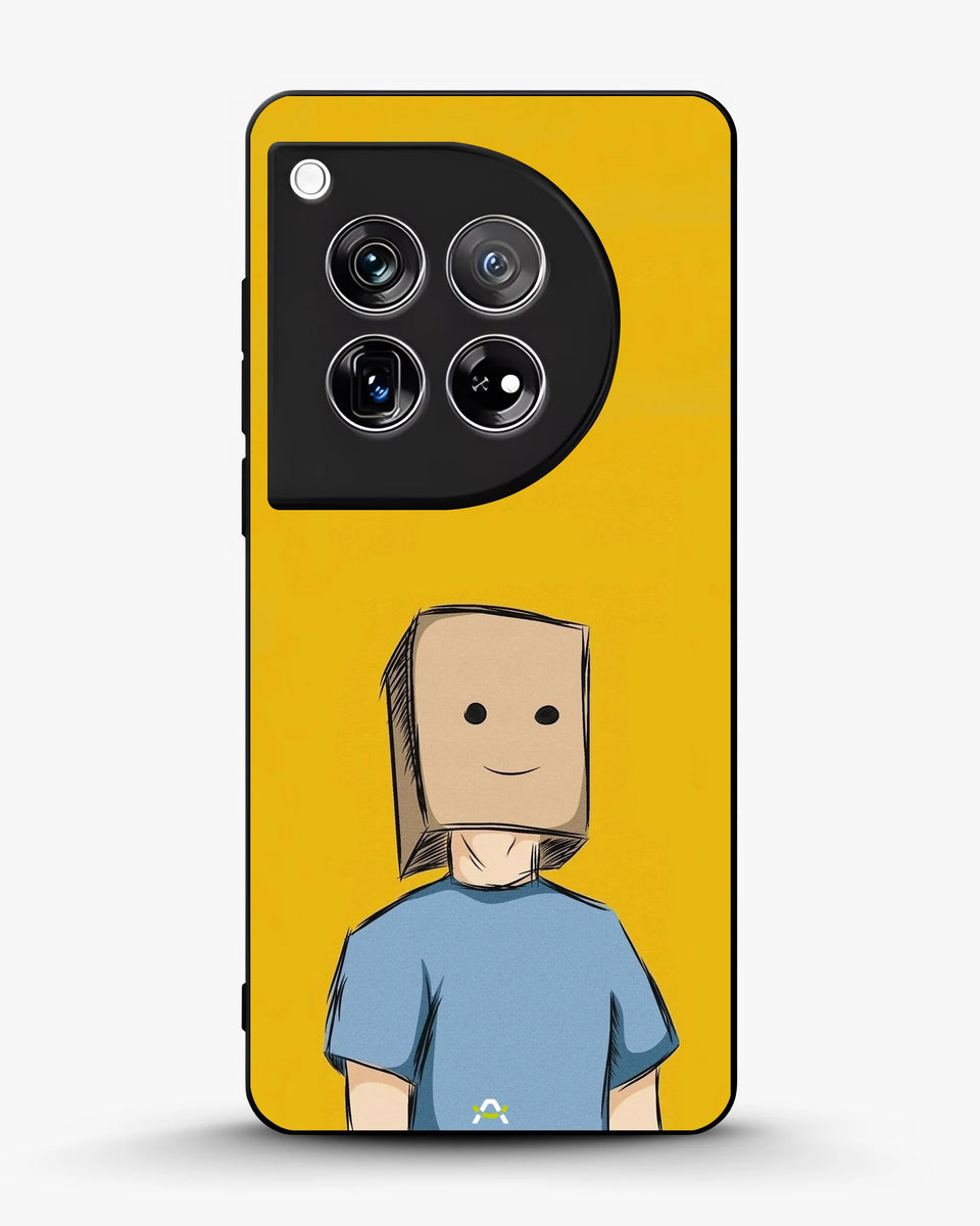 Creslia cartoon box person phone case - cartoon box person phone case oneplus 12r