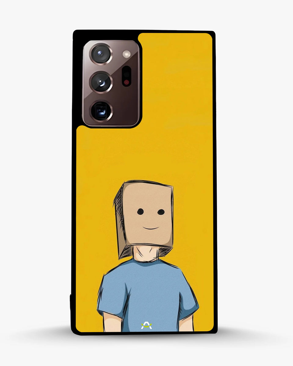 Creslia cartoon box person phone case - cartoon box person phone case samsung galaxy note 20 ultra