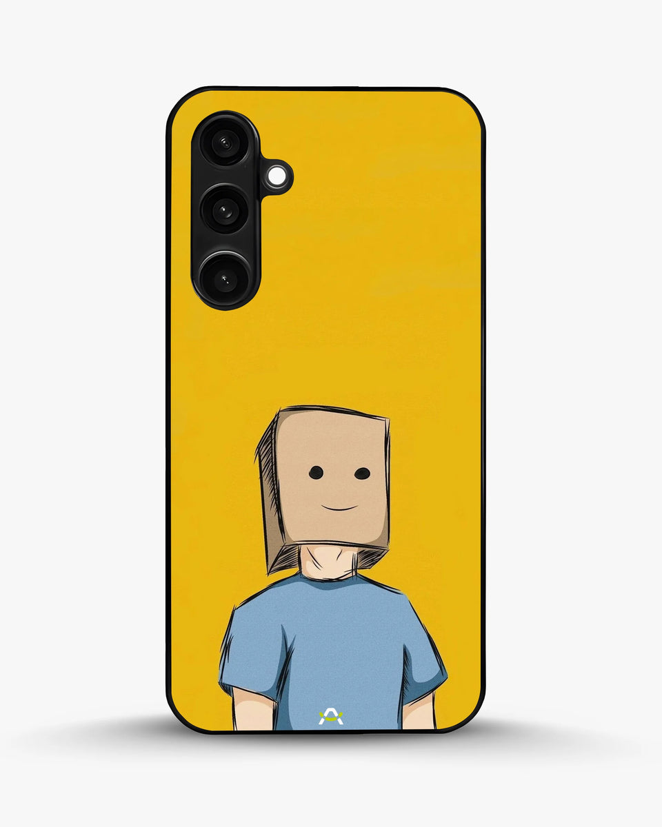 Creslia cartoon box person phone case - cartoon box person phone case samsung galaxy s23 fe