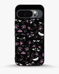 Creslia cartoon cat faces phone case - cartoon cat faces phone case google pixel 10 pro