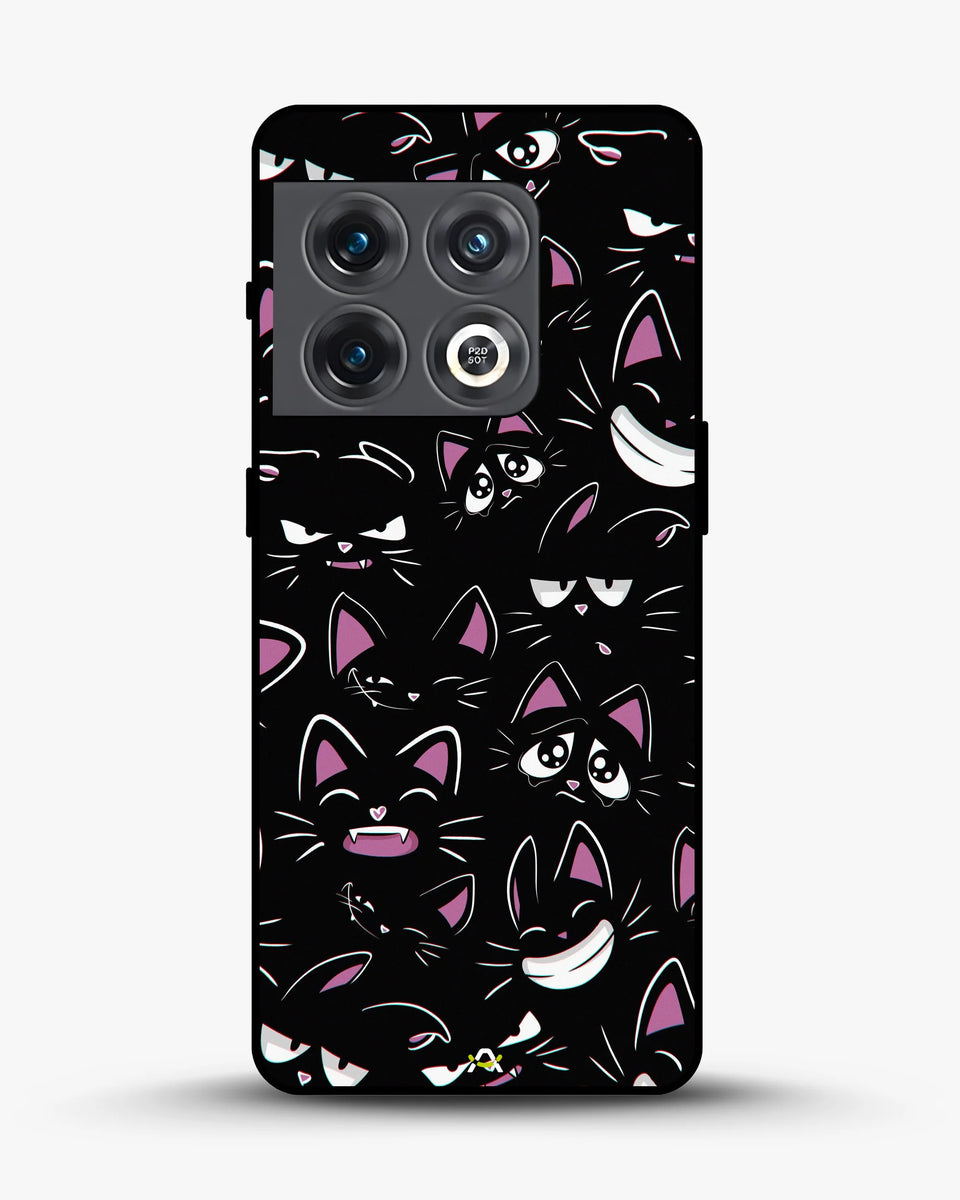 Creslia cartoon cat faces phone case - cartoon cat faces phone case oneplus 10 pro