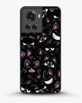 Creslia cartoon cat faces phone case - cartoon cat faces phone case oneplus 10r