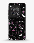 Creslia cartoon cat faces phone case - cartoon cat faces phone case oneplus 12r