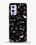 Creslia cartoon cat faces phone case - cartoon cat faces phone case oneplus 9
