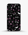 Creslia cartoon cat faces phone case - cartoon cat faces phone case samsung galaxy s23 fe