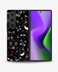 Creslia cartoon cat faces phone case - cartoon cat faces phone case samsung galaxy z fold 6