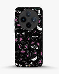 Creslia cartoon cat faces phone case - cartoon cat faces phone case vivo x100