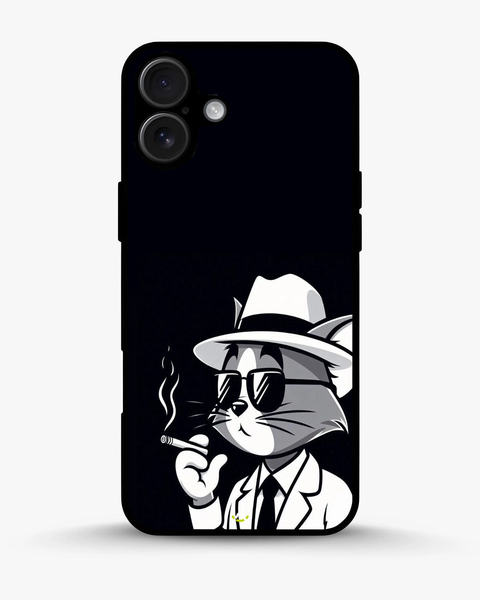 Creslia cat detective phone case - cat detective phone case iphone 16