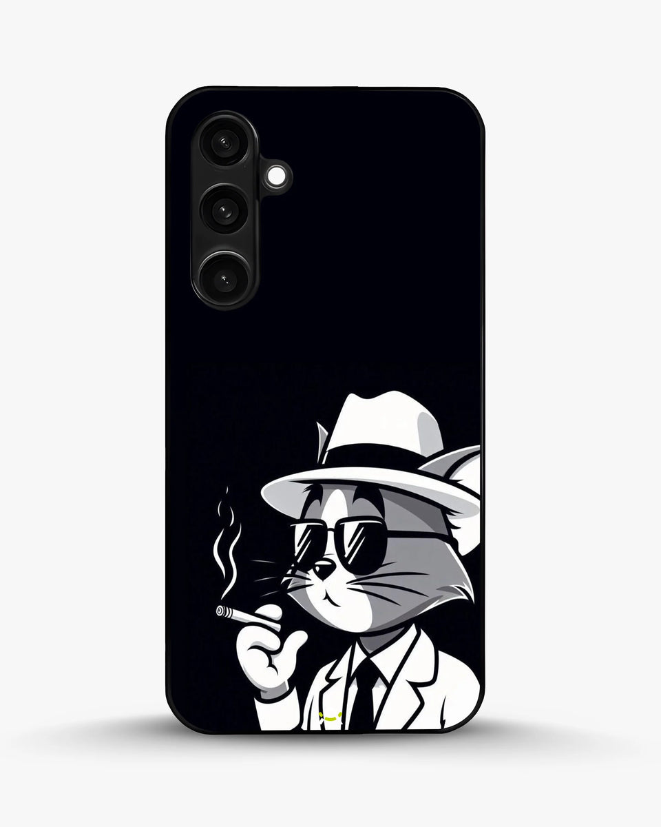 Creslia cat detective phone case - cat detective phone case samsung galaxy s23 fe