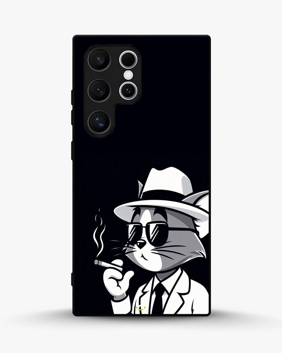 Creslia cat detective phone case - cat detective phone case samsung galaxy s23 ultra