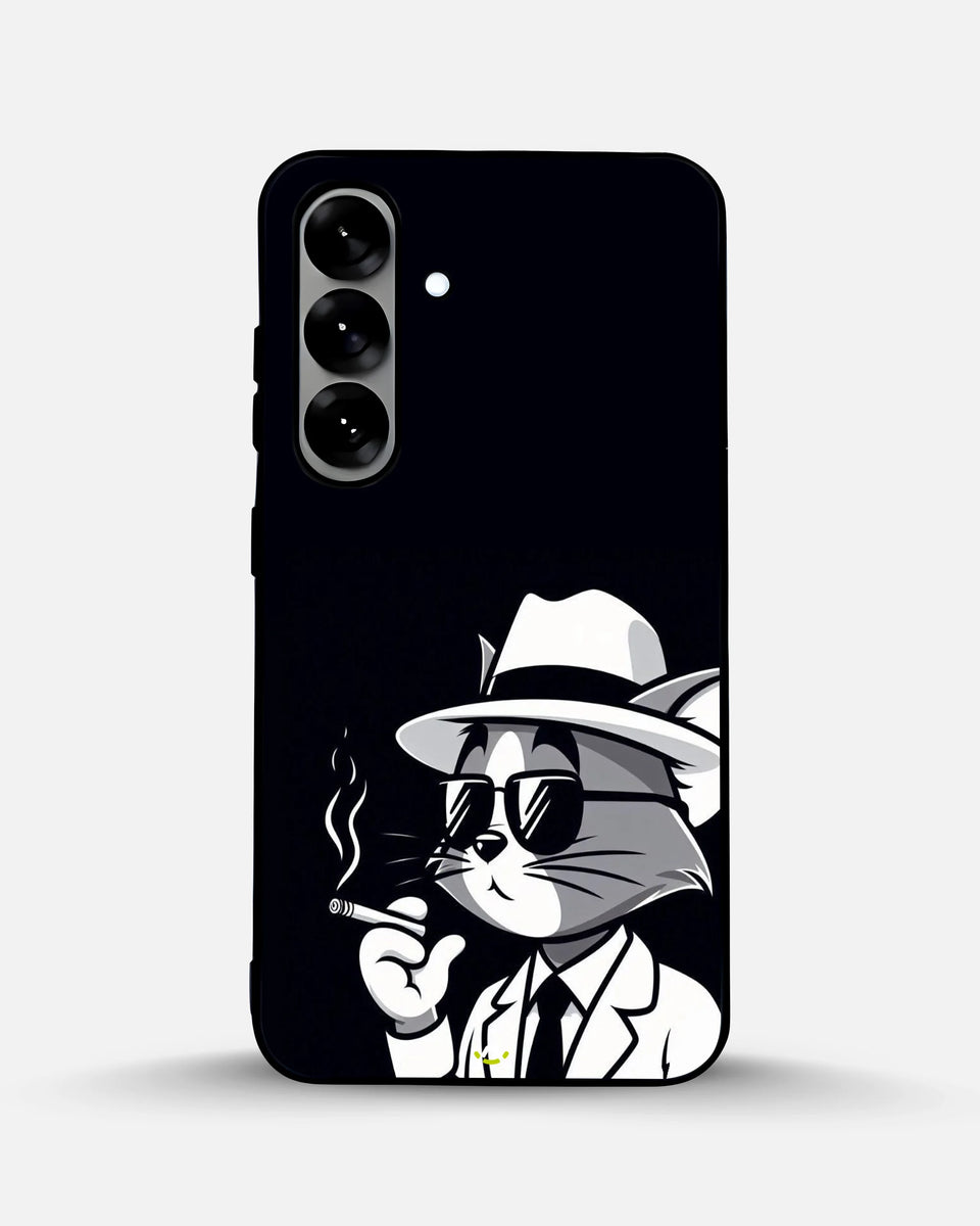 Creslia cat detective phone case - cat detective phone case samsung galaxy s25