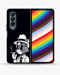 Creslia cat detective phone case - cat detective phone case samsung galaxy z fold 4