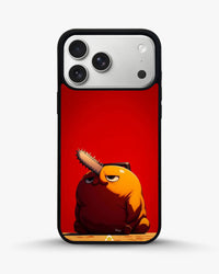Chainsaw Devil Anime Phone Case - Orange & Red Print for iPhone, Samsung, Pixel, OnePlus & Vivo