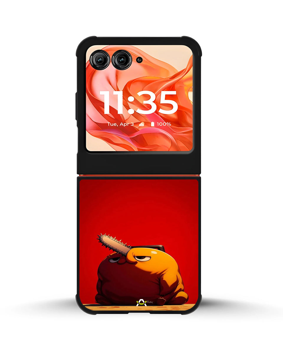 Creslia chainsaw devil anime phone case - chainsaw devil anime phone case motorola razr ultra 2025