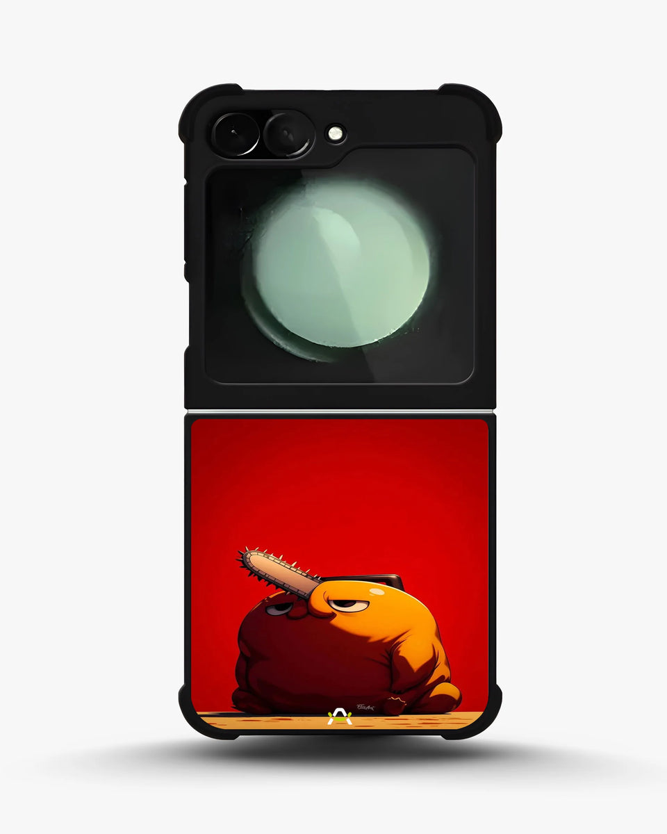 Creslia chainsaw devil anime phone case - chainsaw devil anime phone case samsung galaxy z flip 6