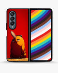 Creslia chainsaw devil anime phone case - chainsaw devil anime phone case samsung galaxy z fold 4