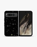 Creslia charcoal geometric lines case - charcoal geometric lines case google pixel fold
