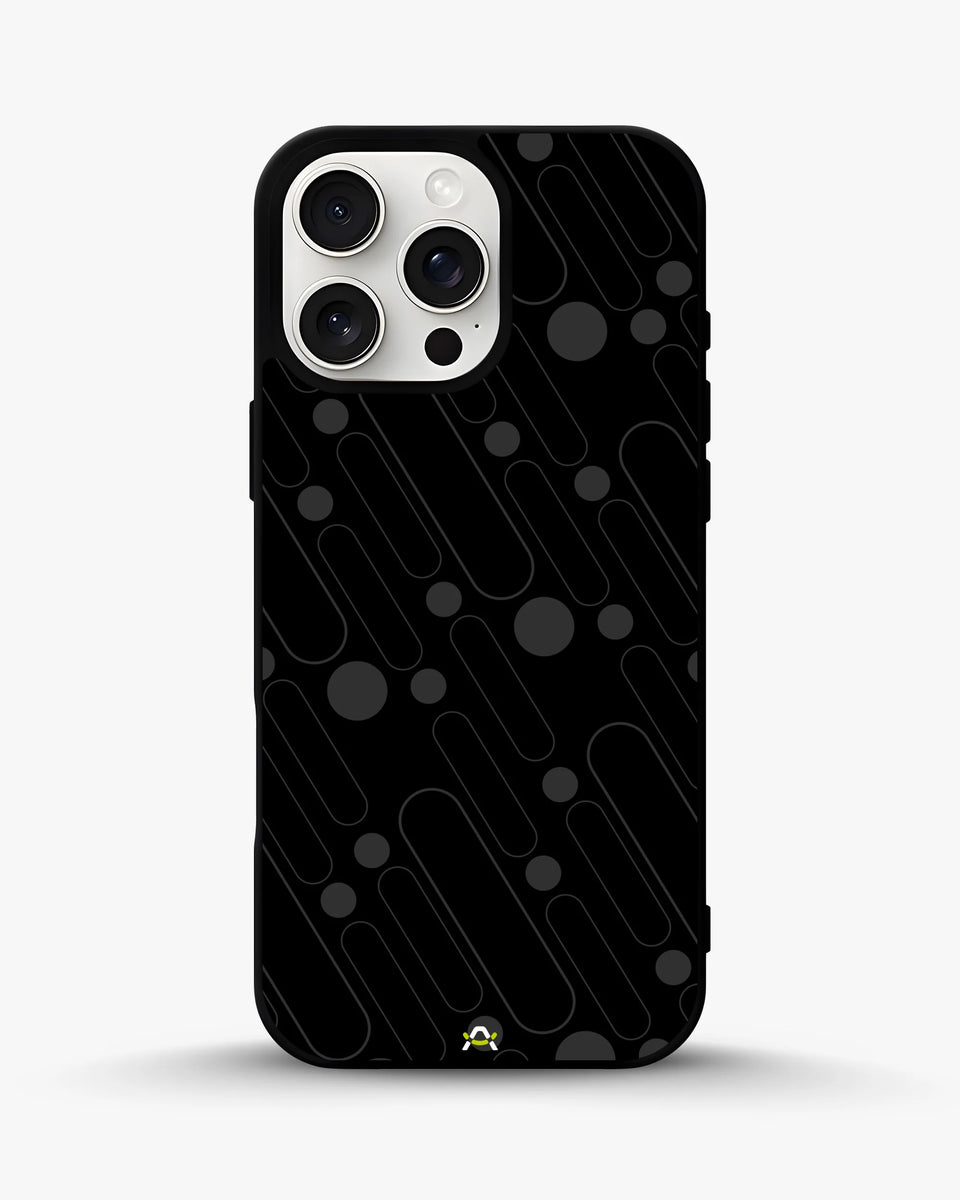 Creslia charcoal geometric lines case - charcoal geometric lines case iphone 15 pro