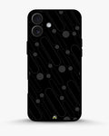 Creslia charcoal geometric lines case - charcoal geometric lines case iphone 16 plus